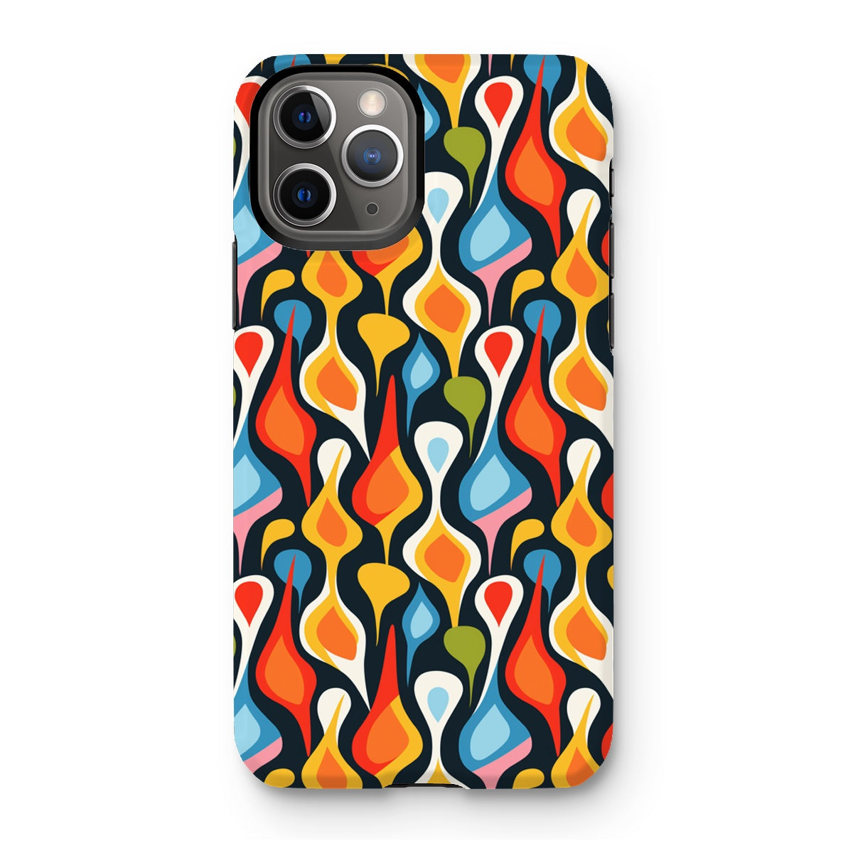 Retro Abstract Tough Phone Case