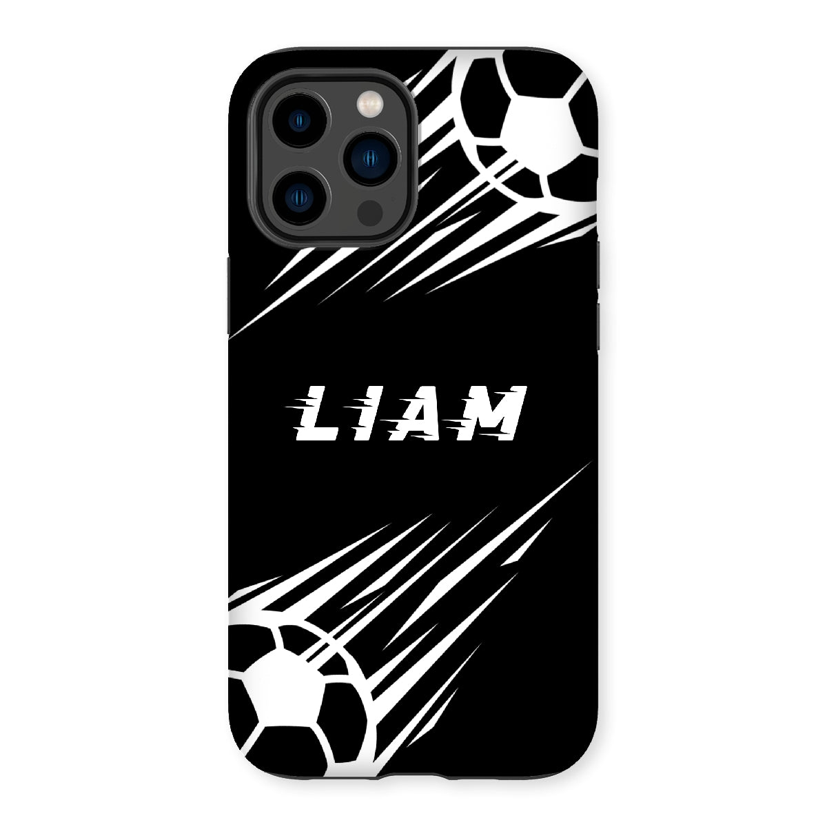 Strike Football Black Tough Phone Case