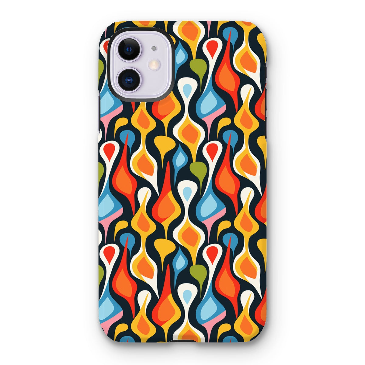 Retro Abstract Tough Phone Case