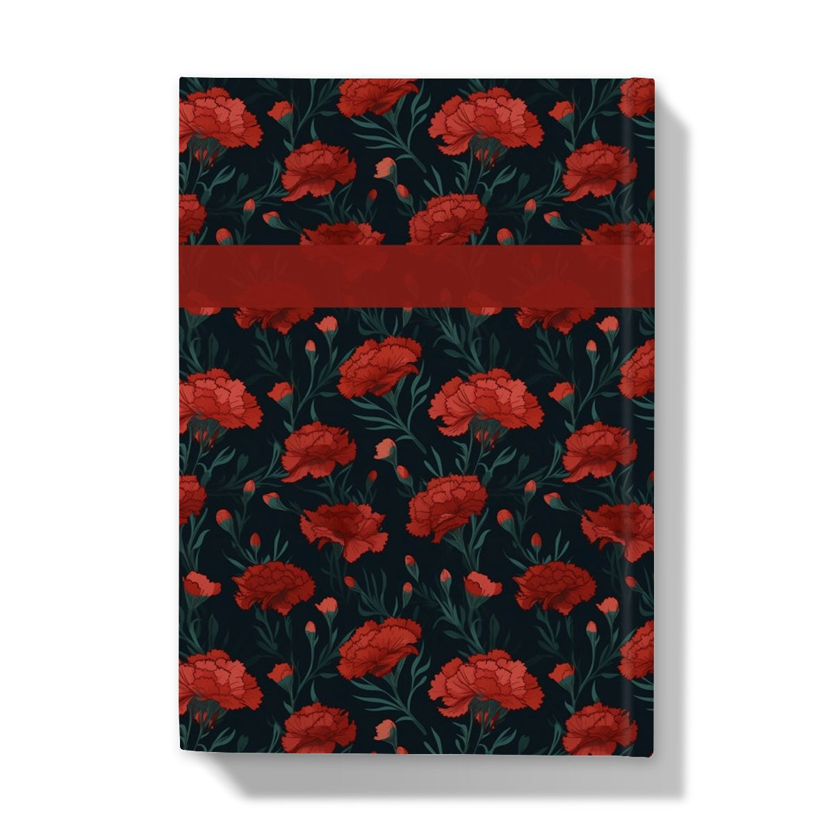 Red Carnations Hardback A5 Journal