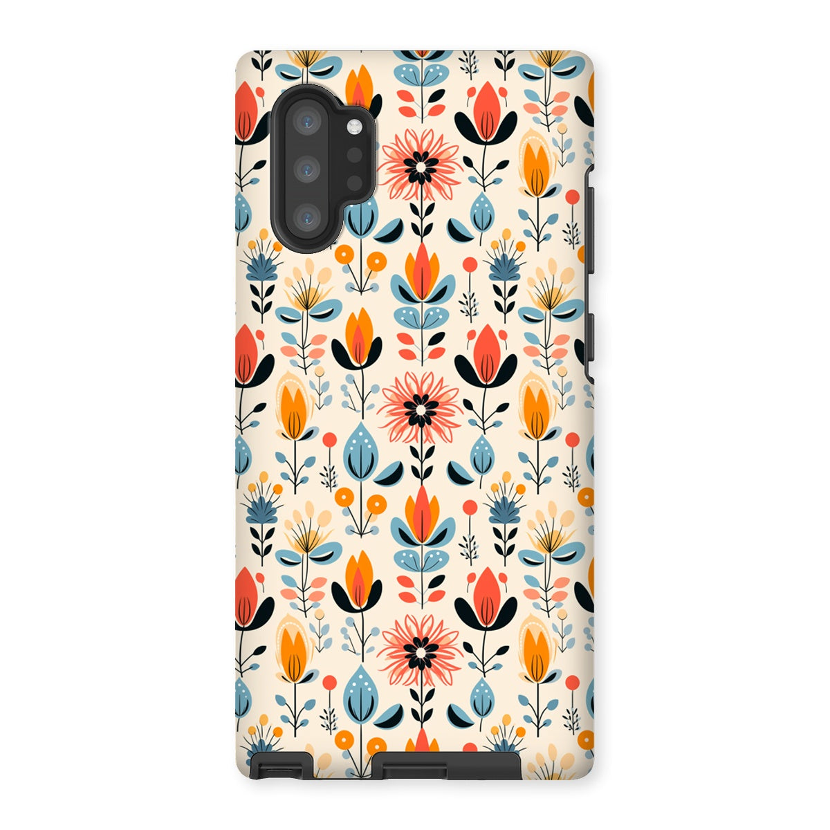 Folk Floral Tough Phone Case