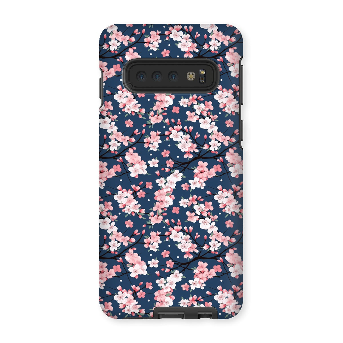 Midnight Cherry Blossom Tough Phone Case