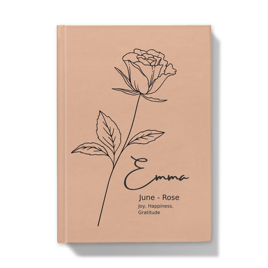 June Birthflower Hardback Journal