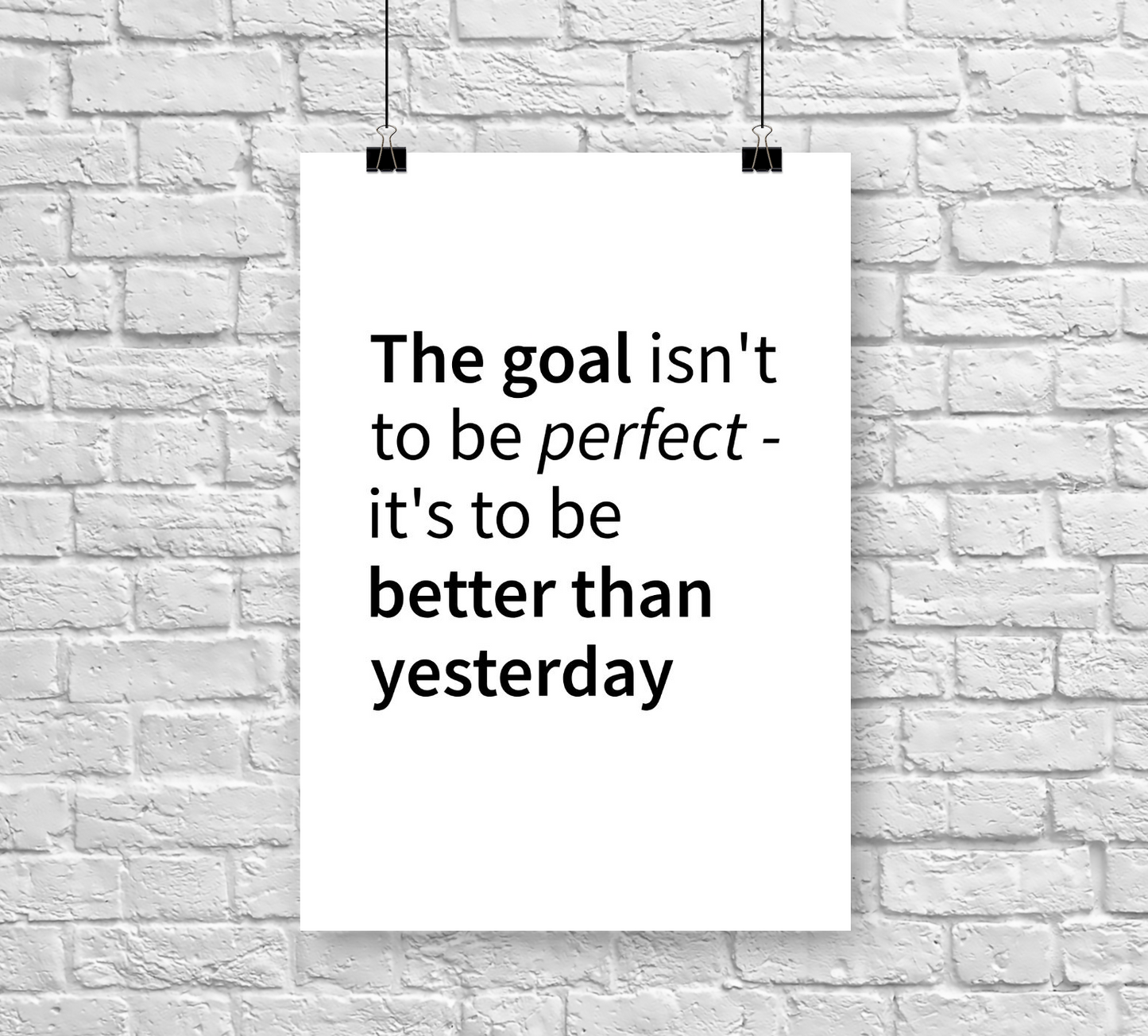 The Goal Motivational Poster 20x25 cm / 8x10″