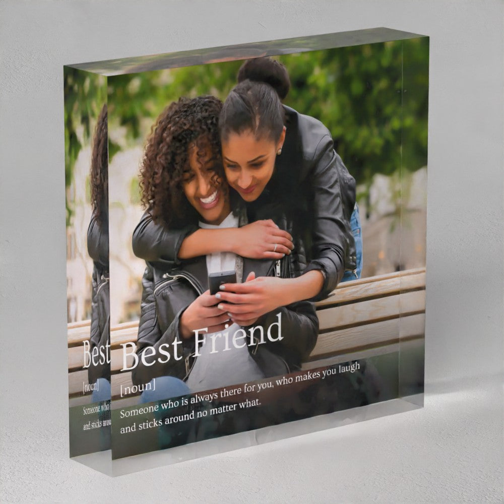 Friendship Definition Acrylic Prism