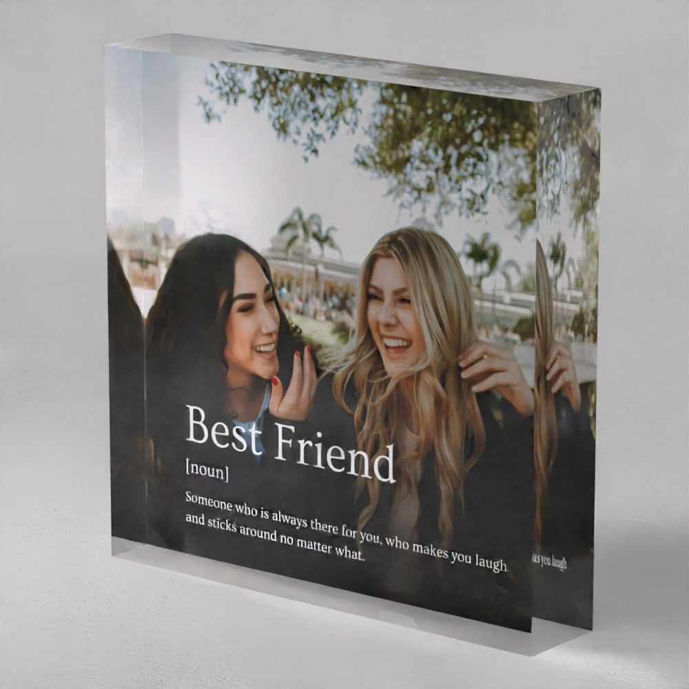 Friendship Definition Acrylic Prism