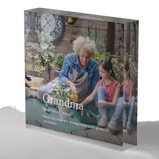 Grandma Definition Acrylic Prism