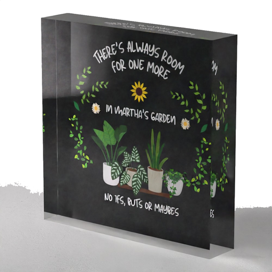 One More Plant Acrylic Prism